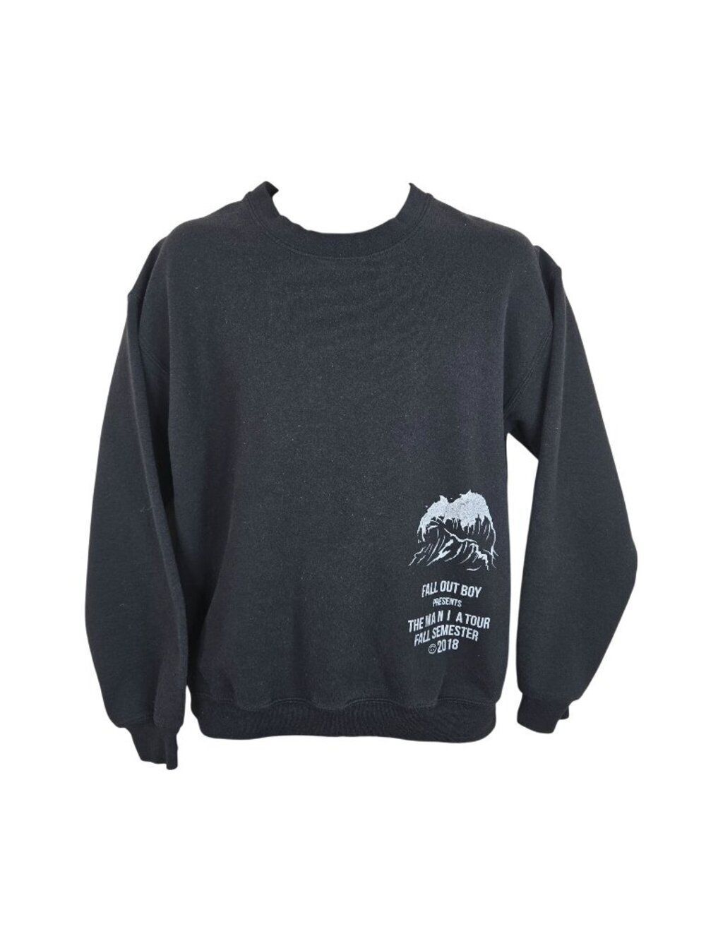 Fall Out Boy The Man I A Tour Fall Semester 2018 Black Sweatshirt Mens M